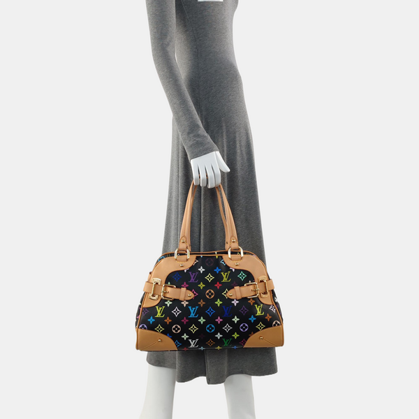 LV × TM CLAUDIA Monogram Coated Canvas Black