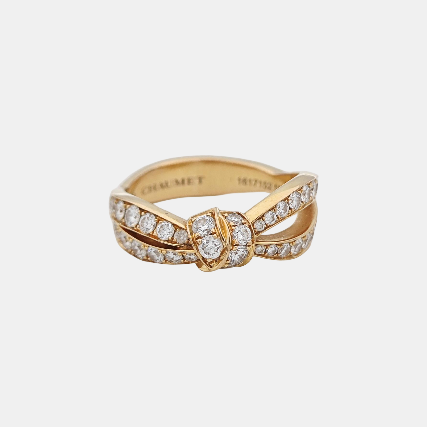 Jeux De Liens 18k Rose Gold Ring EU 52