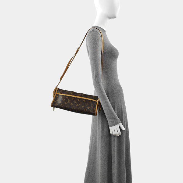 POPINCOURT Monogram Coated Canvas Brown