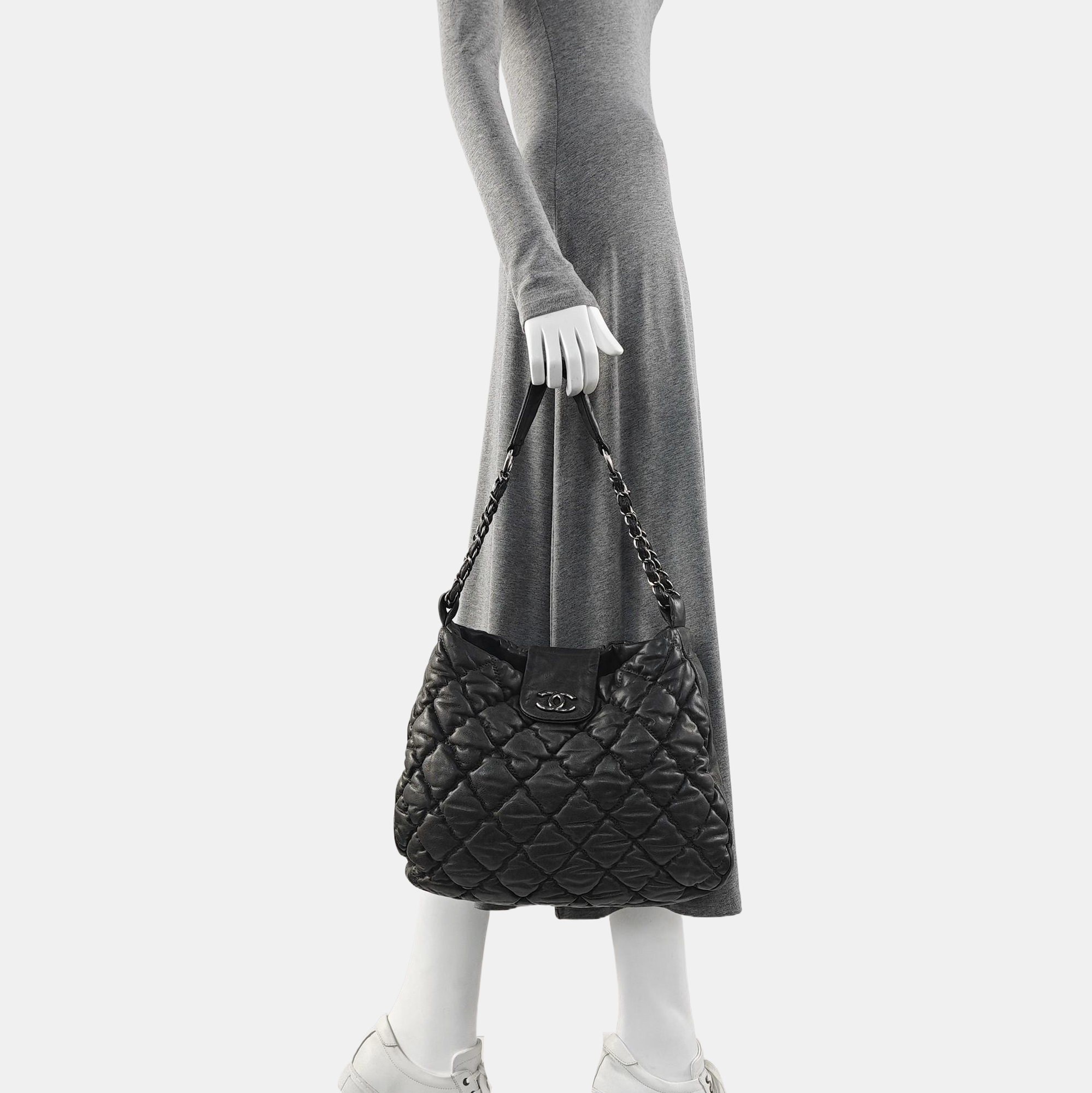 Quilted Calfskin Gray