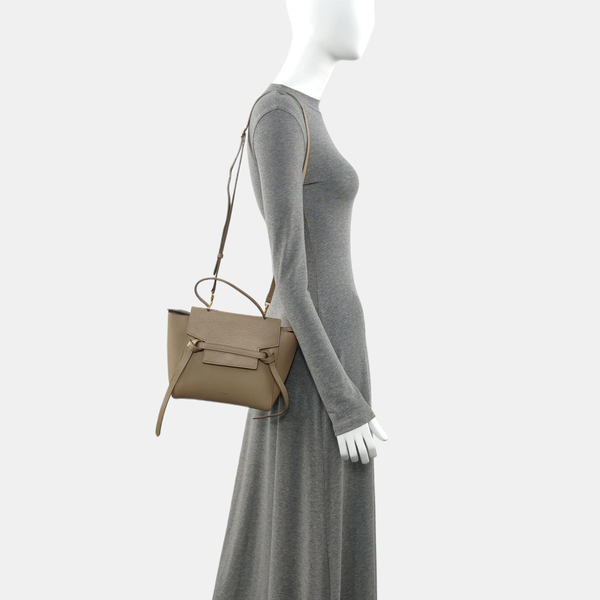 BELT Nano Calfskin Beige