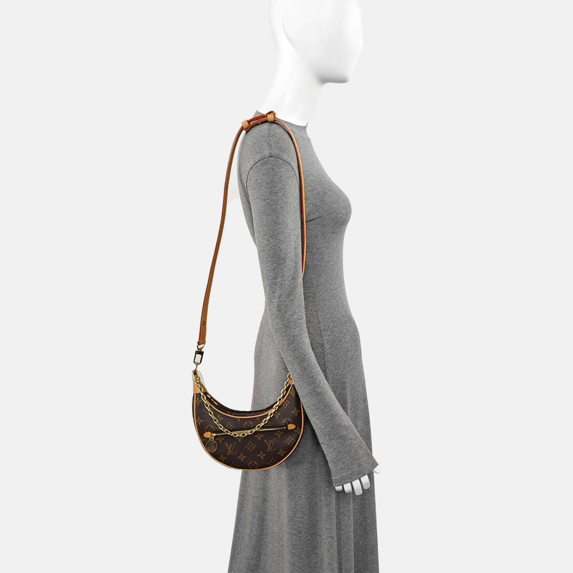 LOOP Monogram Coated Canvas Brown