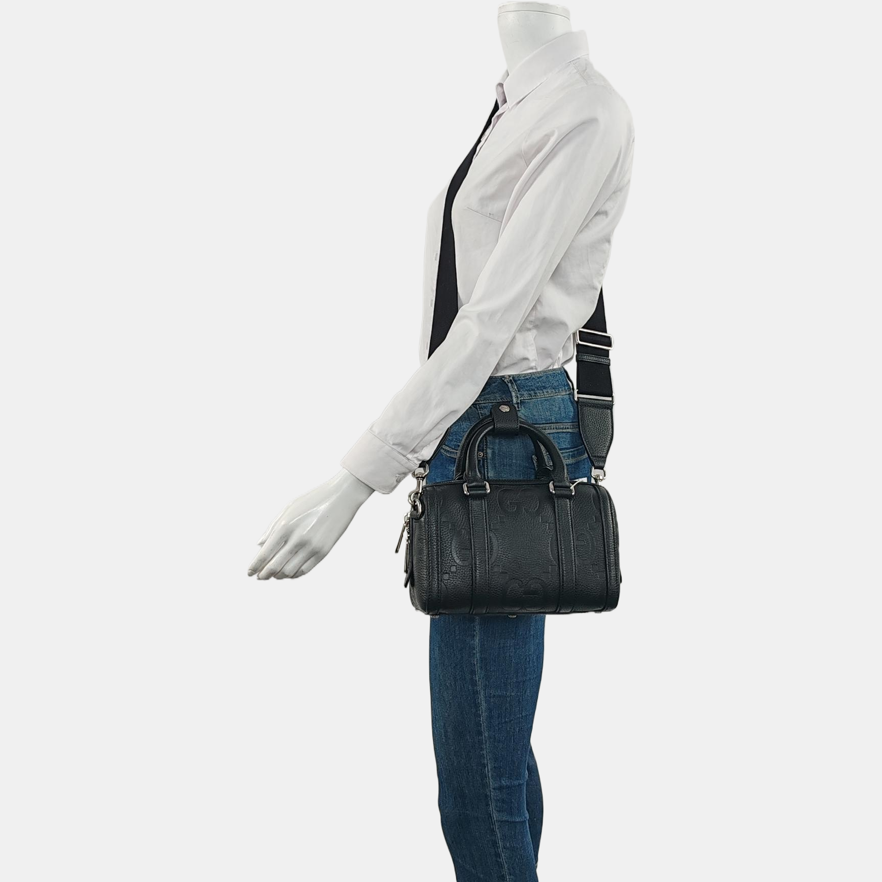Joy Mini Monogram Calfskin Black