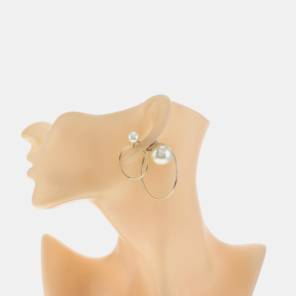 Dior Tribales Metal White Earrings