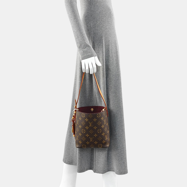 ALL IN Monogram Coated Canvas Brown