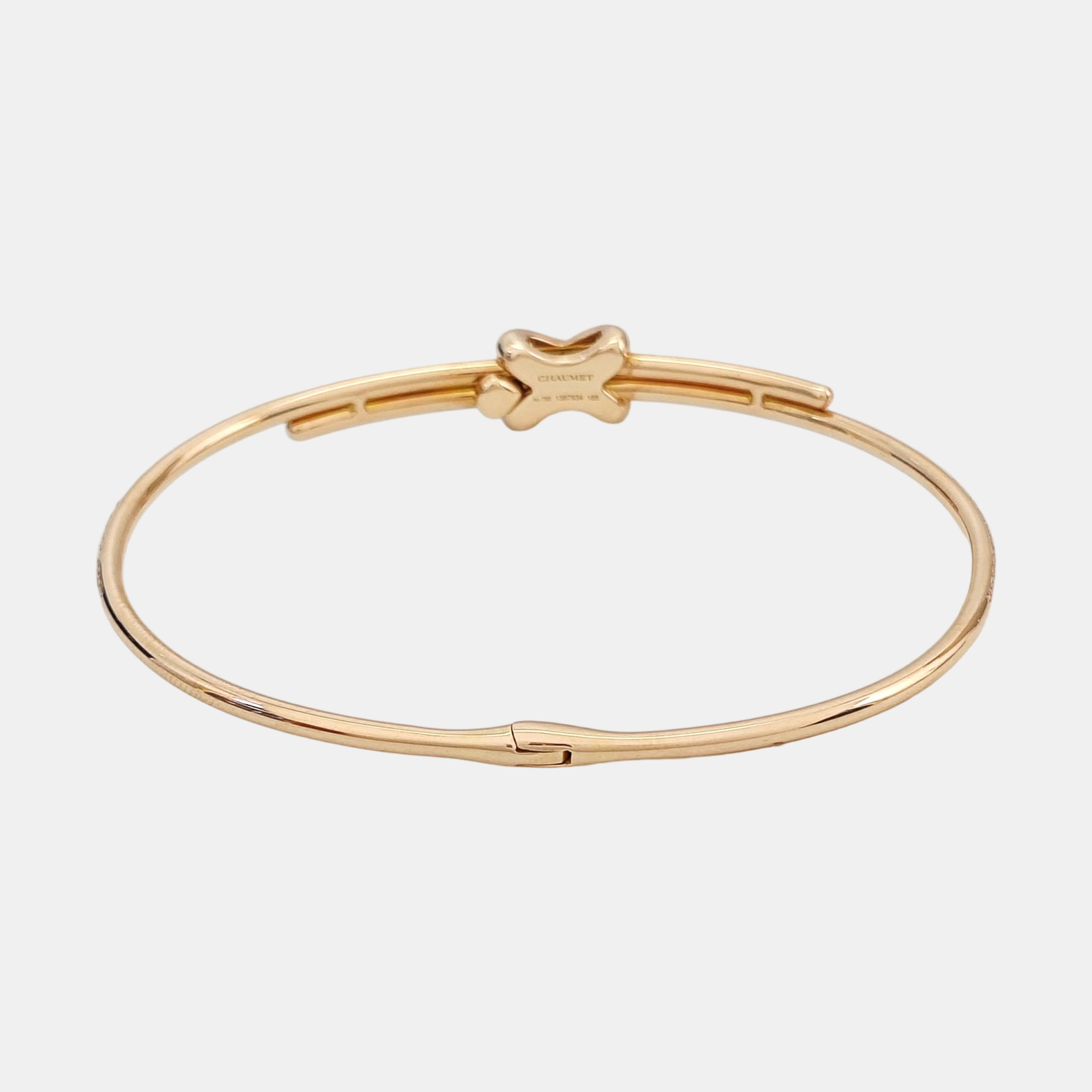Jeux De Liens 18k Rose Gold Bangle