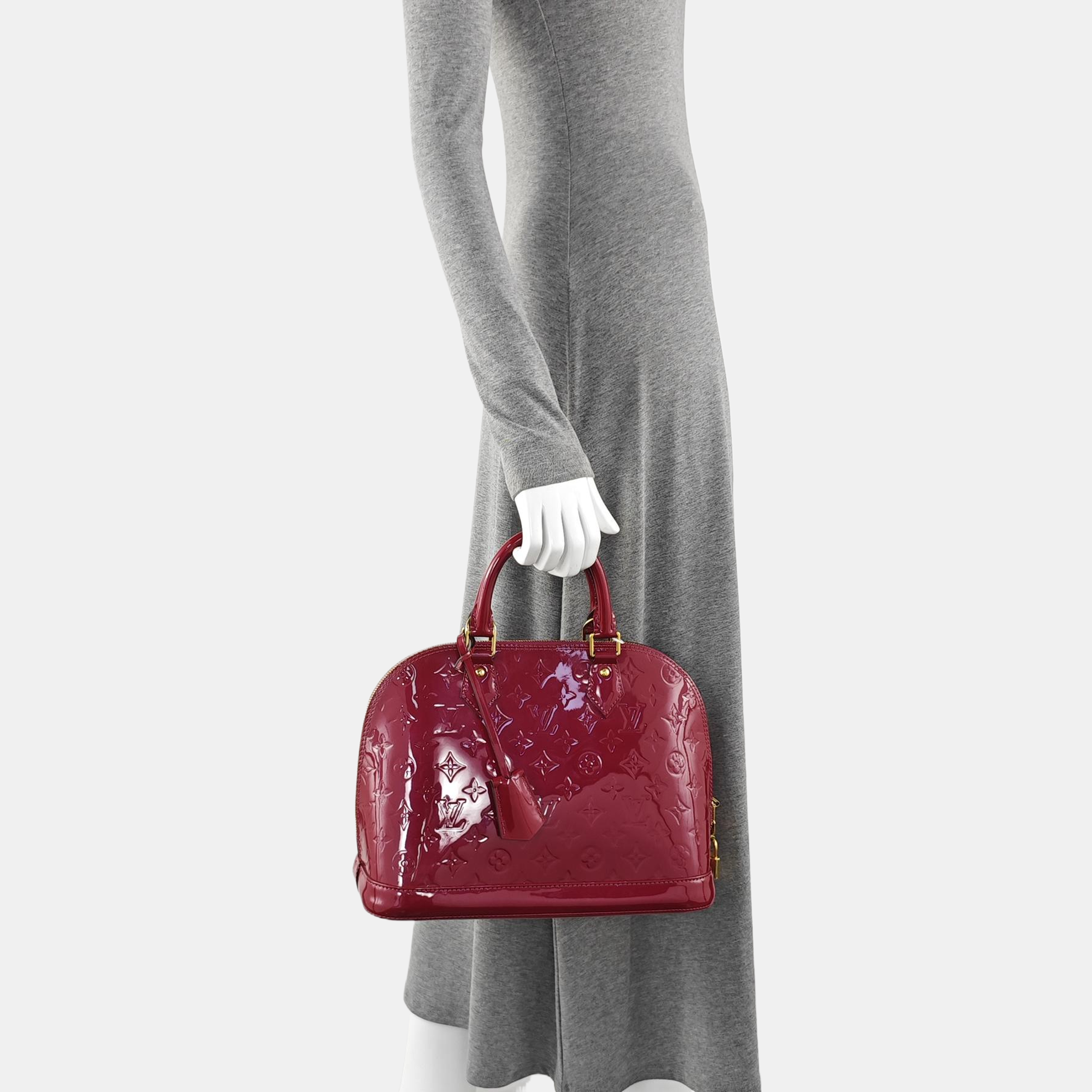 ALMA PM Patent Leather Red