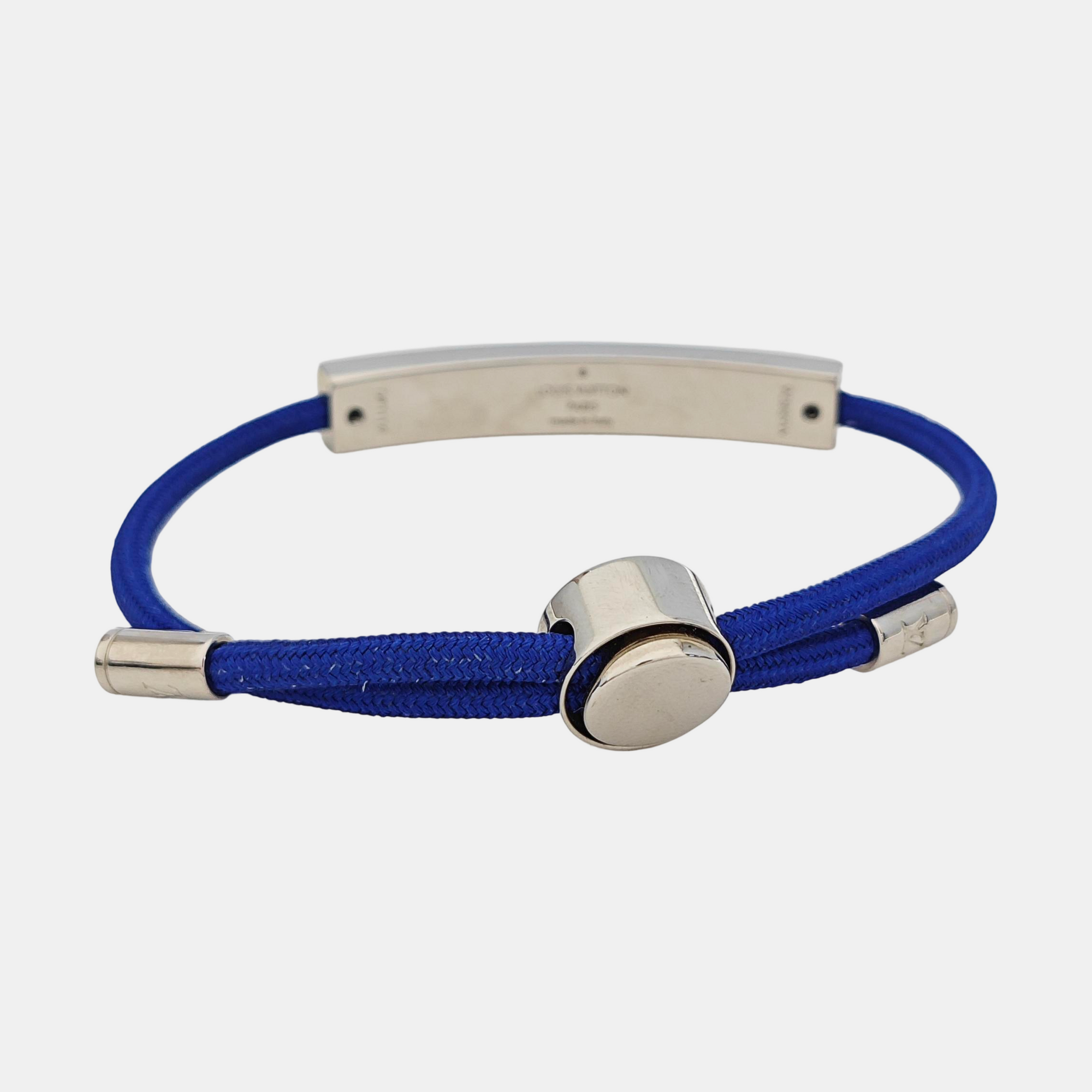 SPACE LV Fabric Blue Bracelet