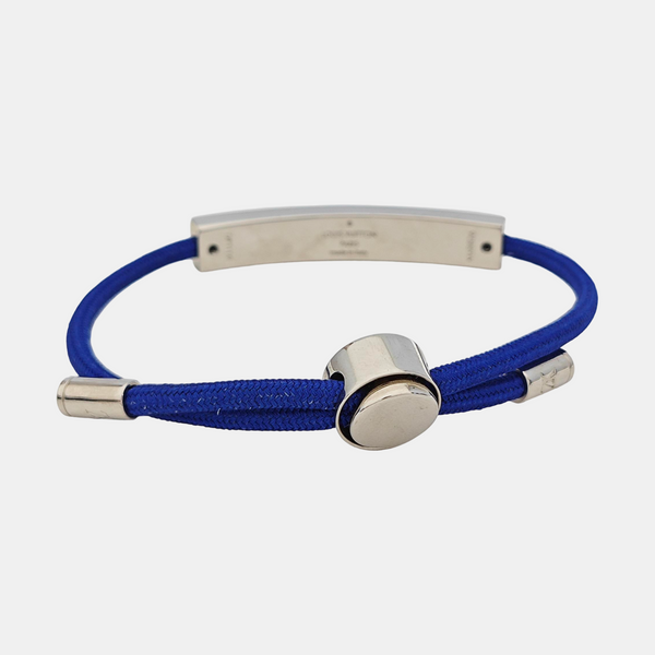 SPACE LV Fabric Blue Bracelet