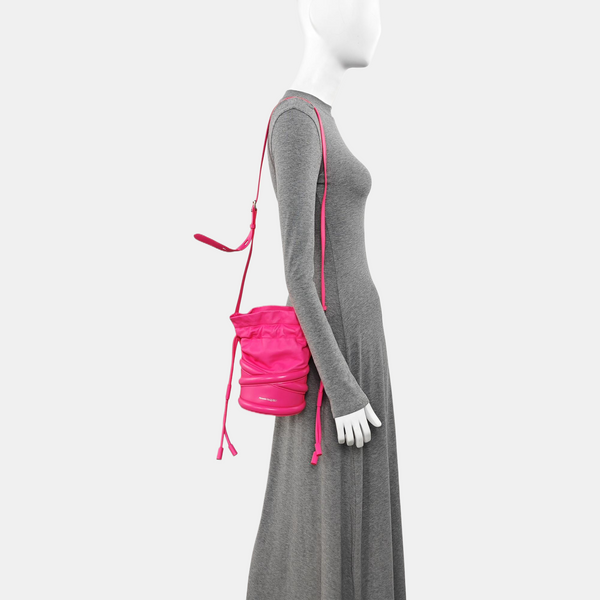 Calfskin Bucket Bag Pink