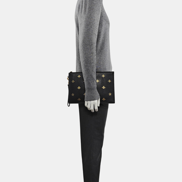 Calfskin Clutch Black