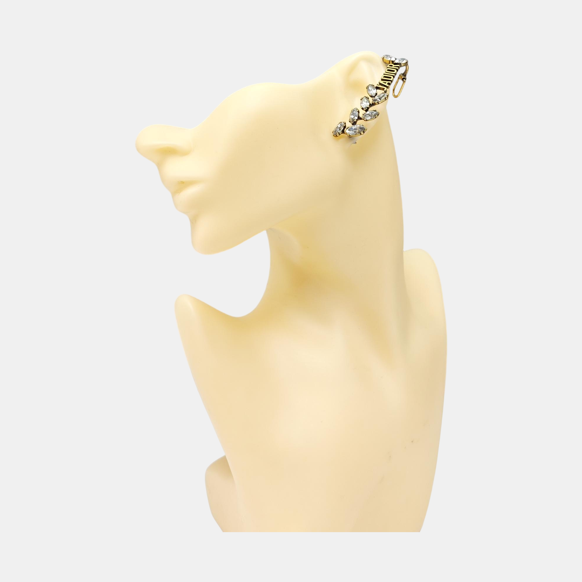 J'adior Metal Gold Stud Earrings