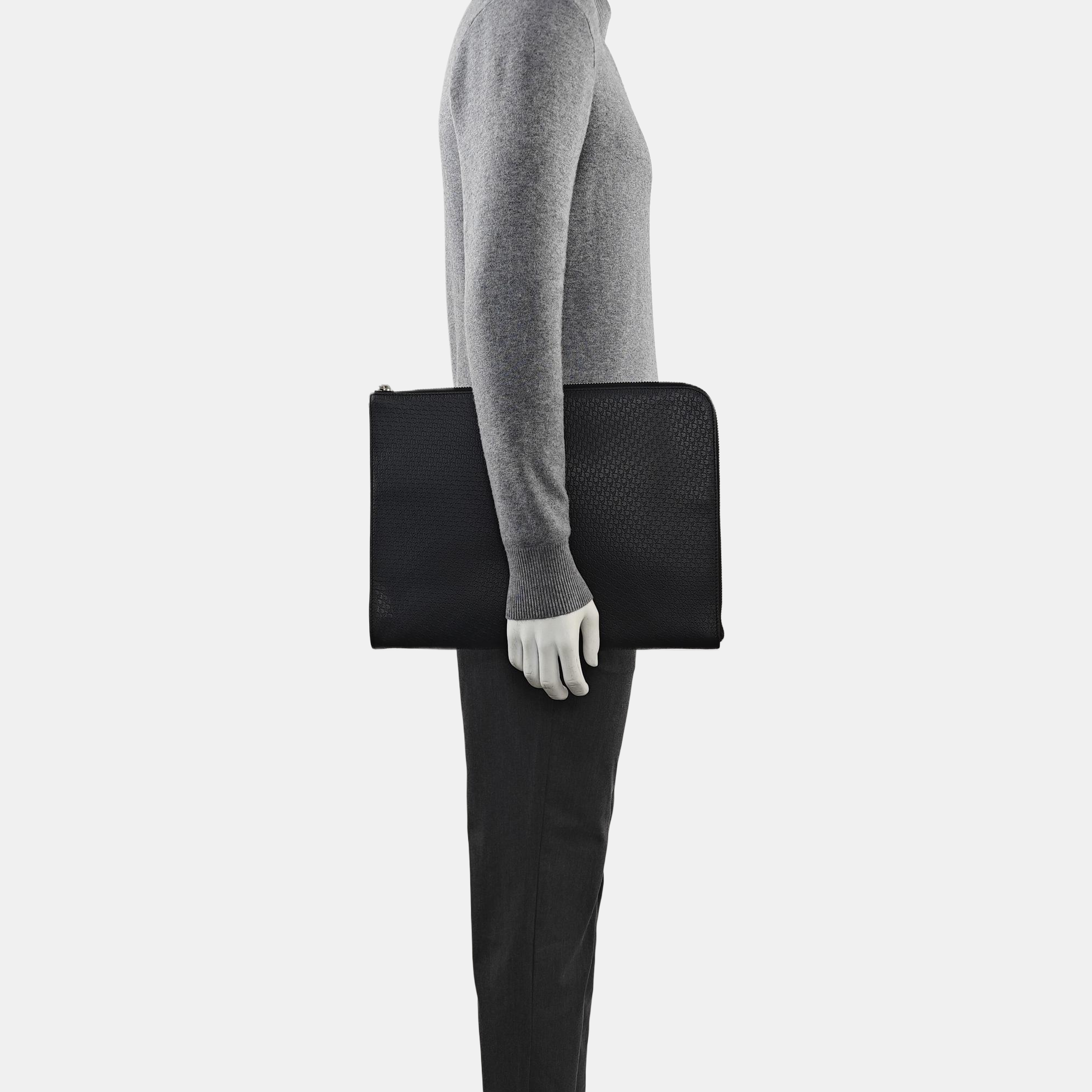 Calfskin Clutch Black