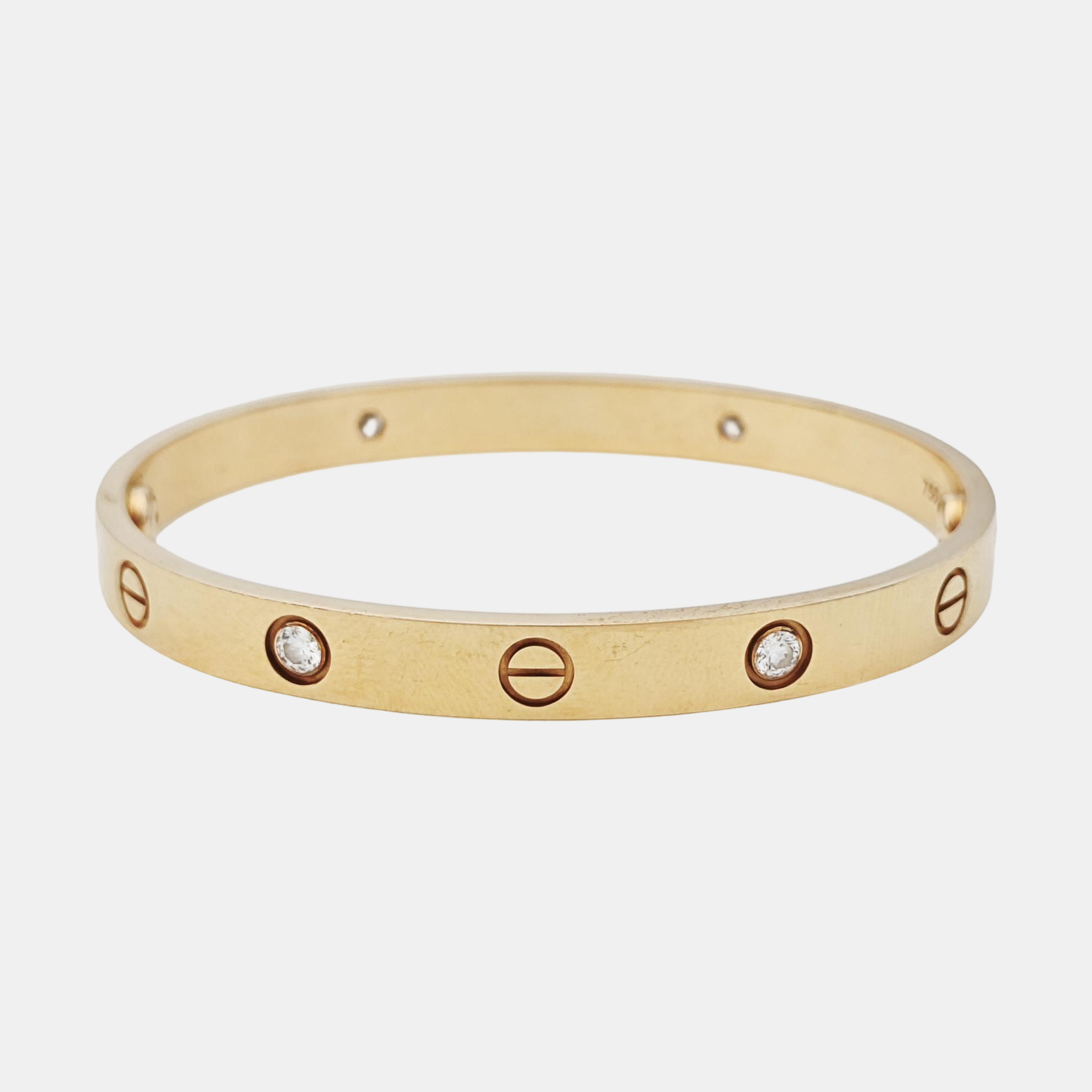 LOVE 18k Rose Gold Bangle