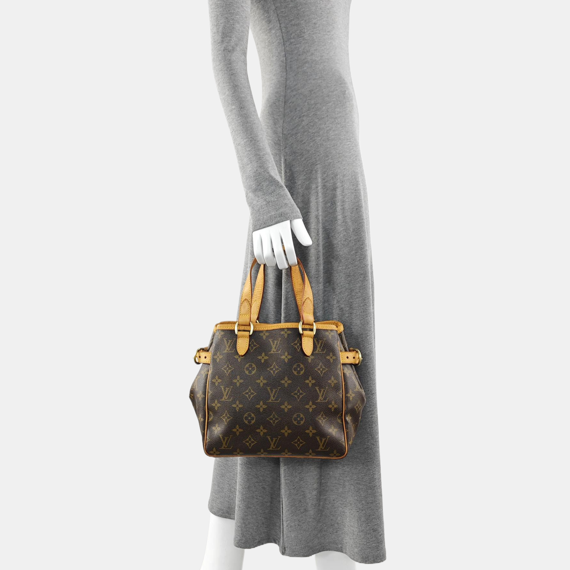 BATIGNOLLES PM Monogram Coated Canvas Brown