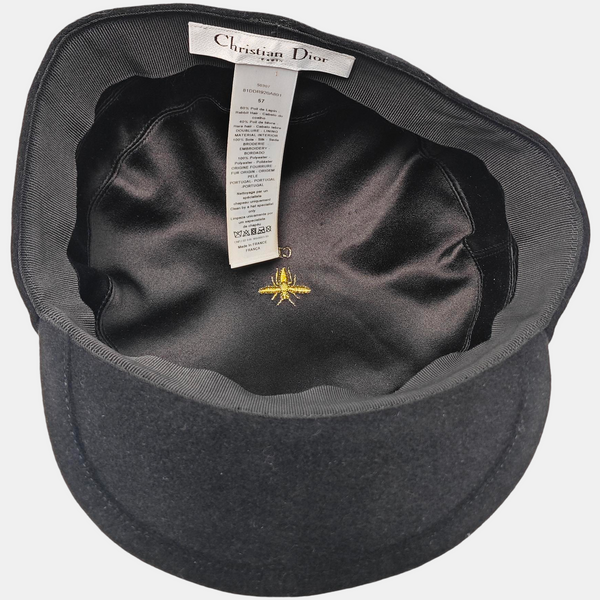 Rabbit Fur Hat Black