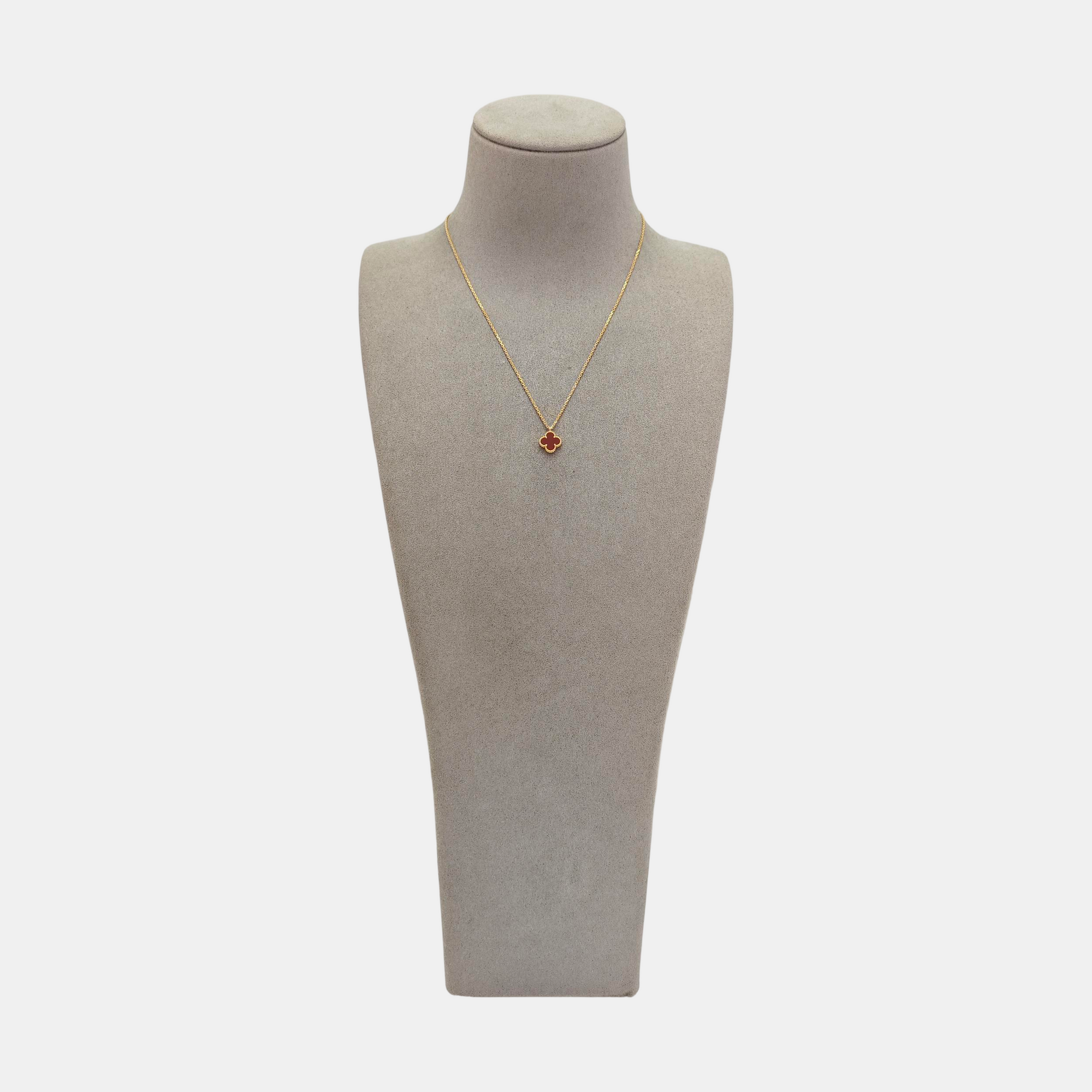 Sweet Alhambra 18k Rose Gold Necklace