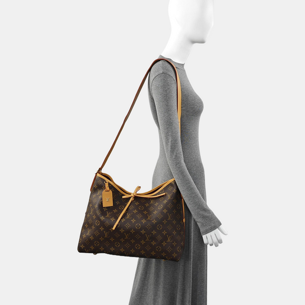 CARRYALL MM Monogram Coated Canvas Brown
