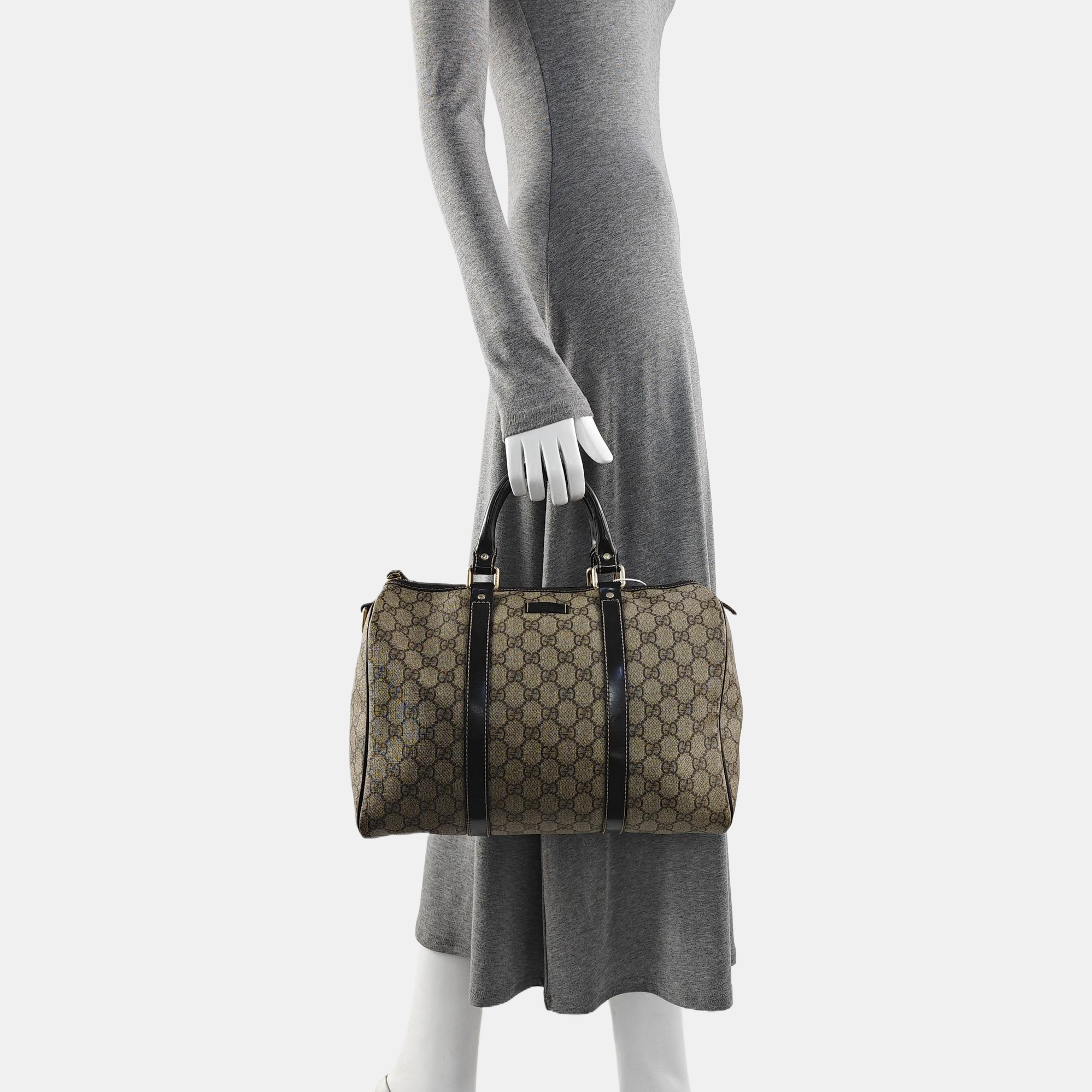 Joy Monogram Coated Canvas Beige