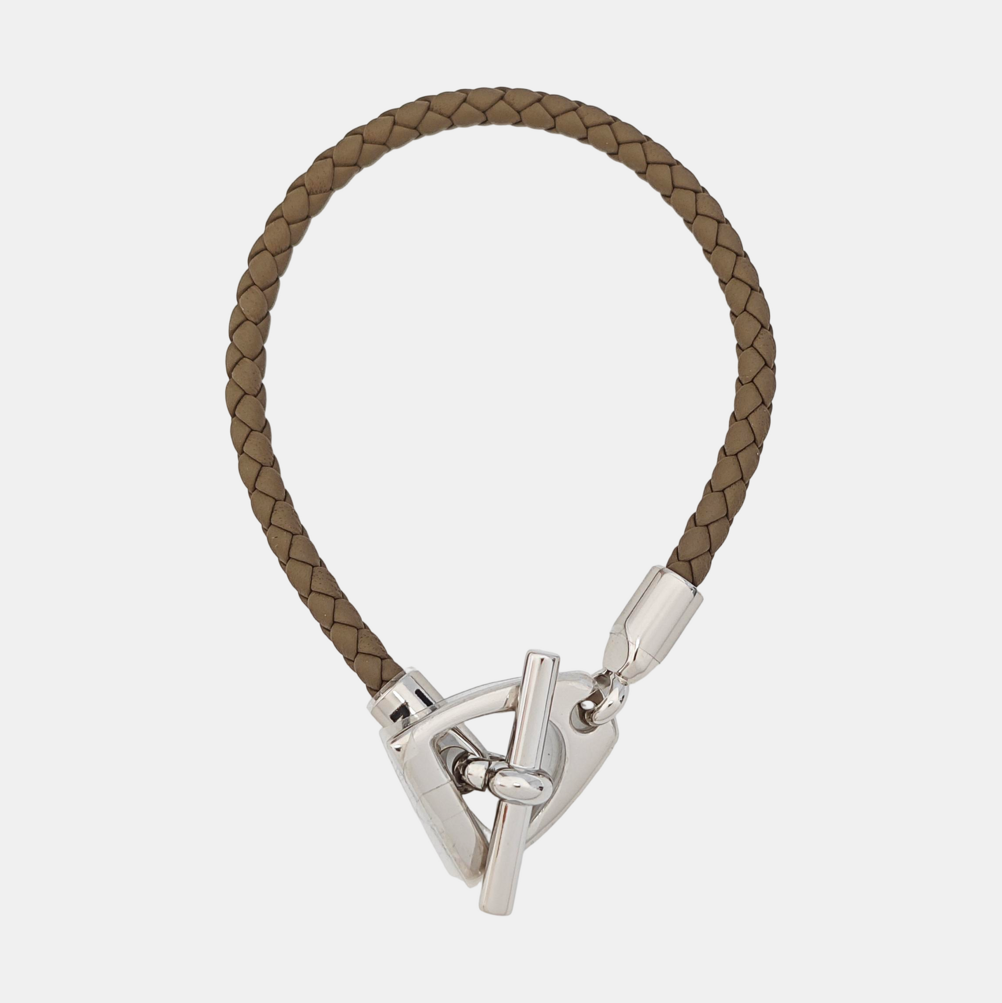Leather Beige Bracelet