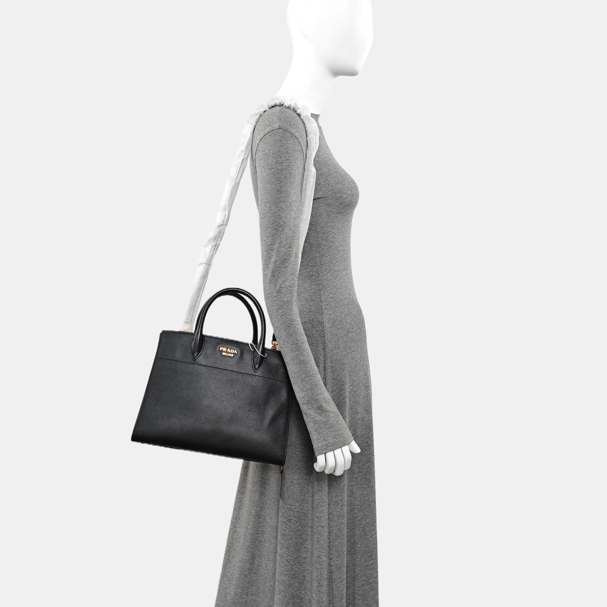 Esplanade Saffiano Calfskin Black