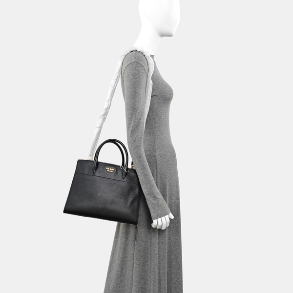 Esplanade Saffiano Calfskin Black