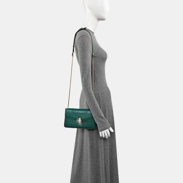 SERPENTI FOREVER Small Calfskin Green