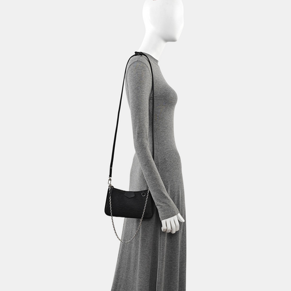 EASY POUCH ON STRAP Epi Black
