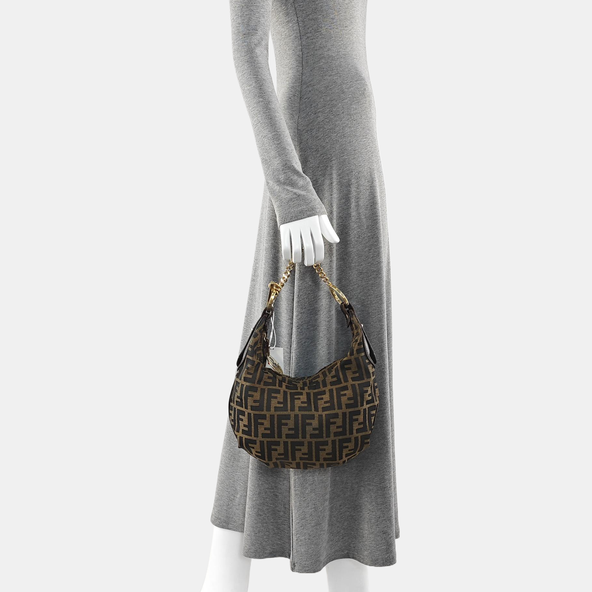 Canvas Top Handle Bag Brown