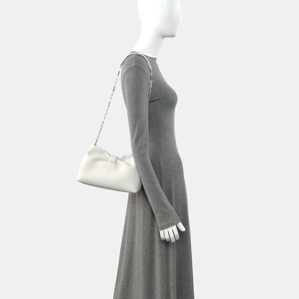 Dior Bow Small Lambskin White