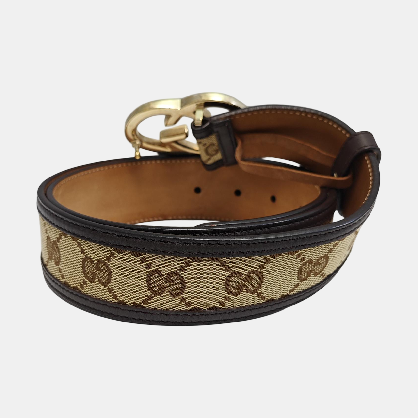 Fabric Belt Beige