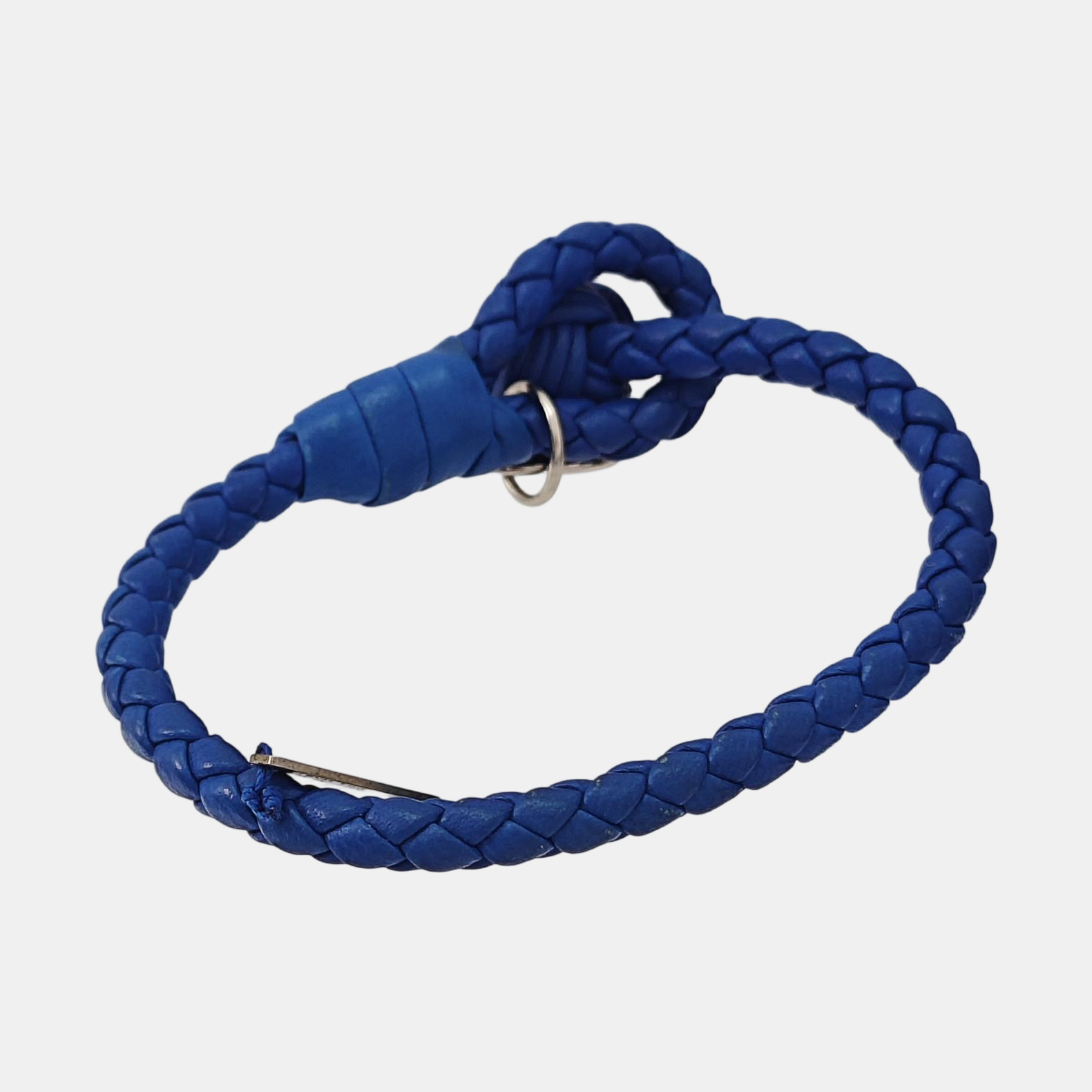 Leather Blue Bangle