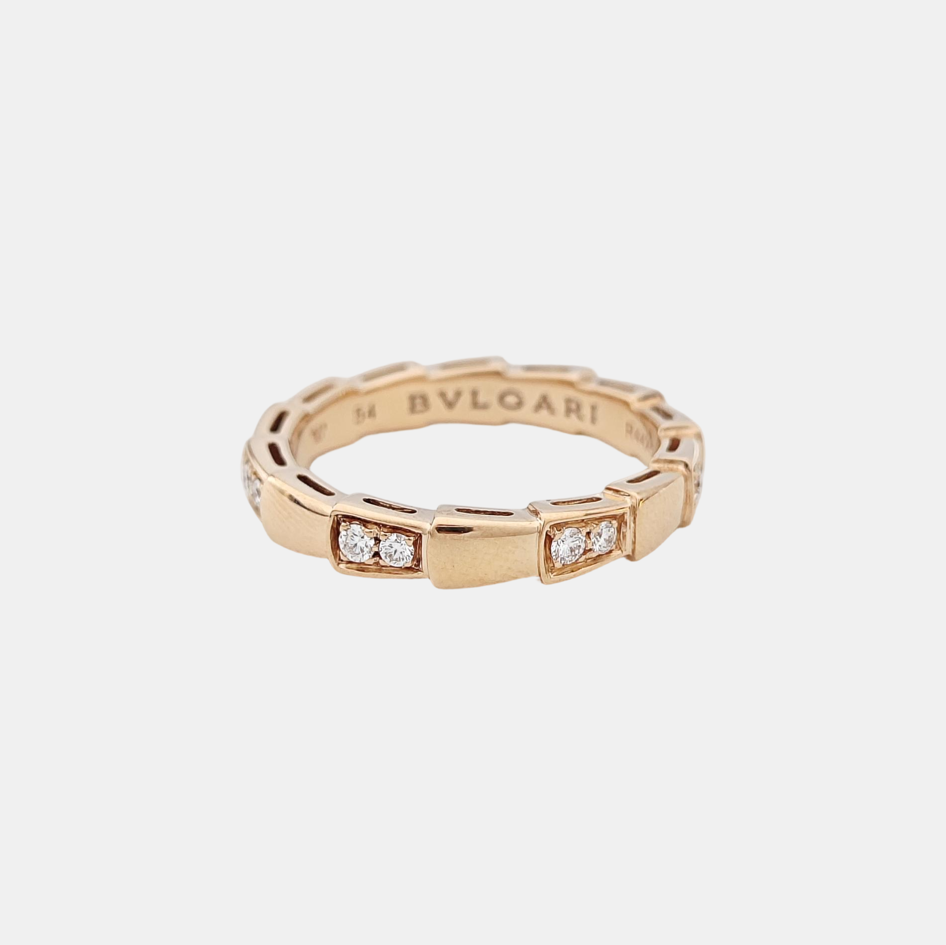 SERPENTI 18k Rose Gold Ring EU 54