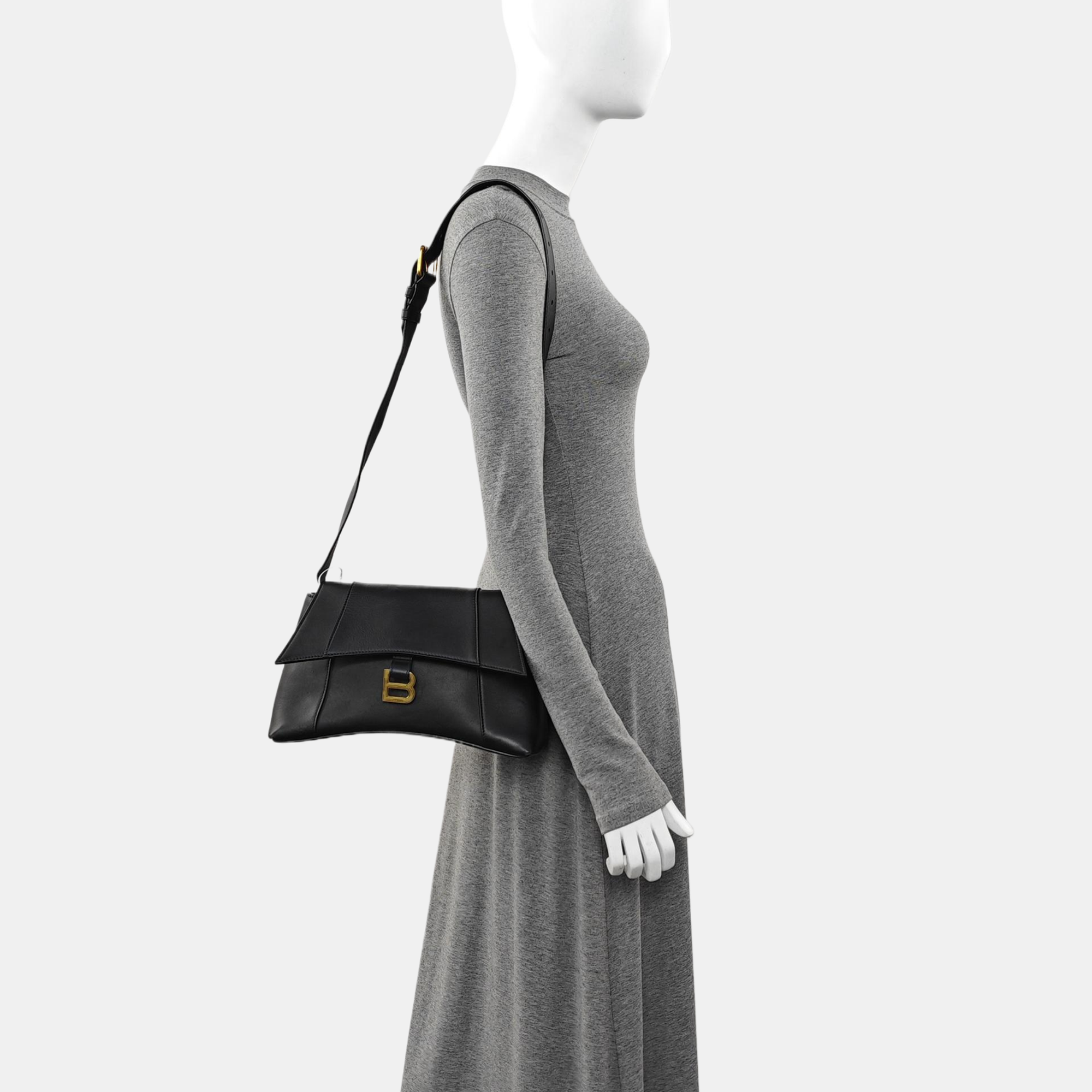 Downtown Small Calfskin Black
