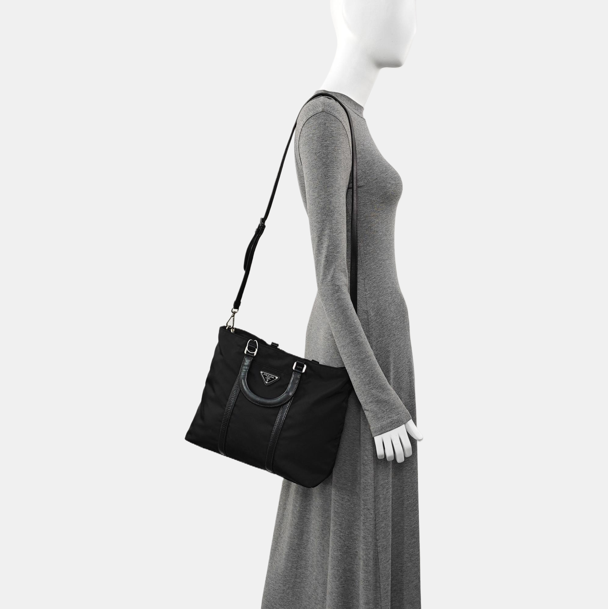 Nylon Crossbody Bag Nylon Black