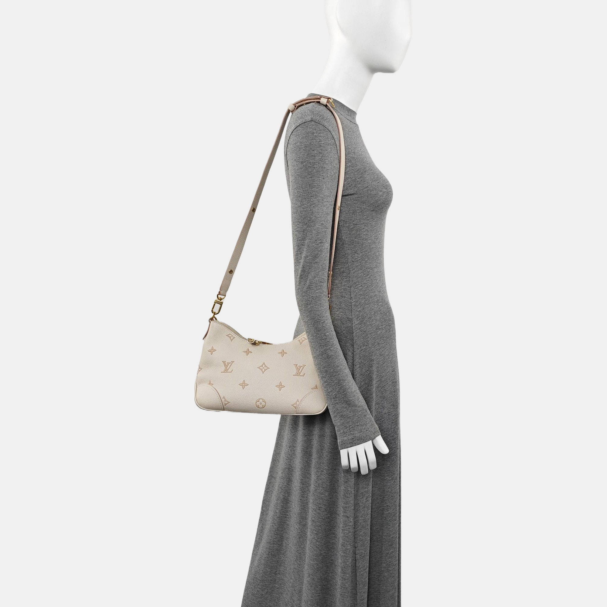 BOULOGNE Monogram Calfskin Beige