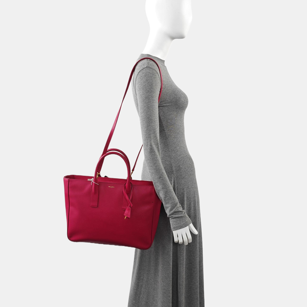 Calfskin Shoulder Bag Red