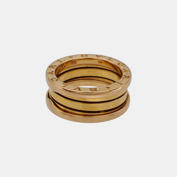 B.ZERO1 18k Rose Gold Ring EU 52