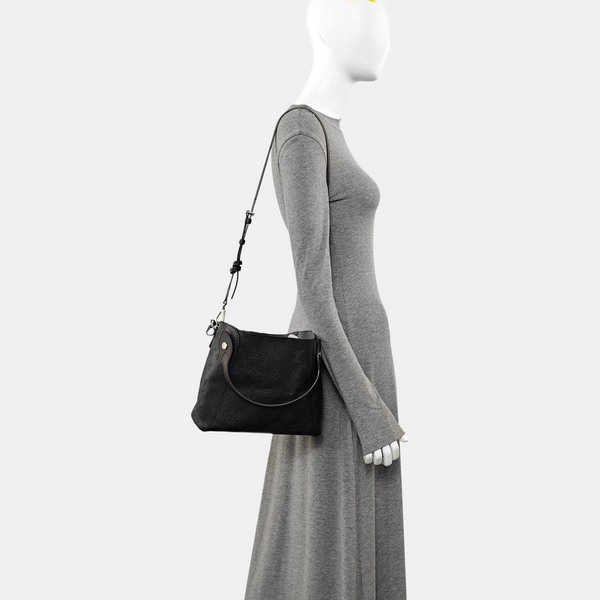 HINA PM Monogram Calfskin Black