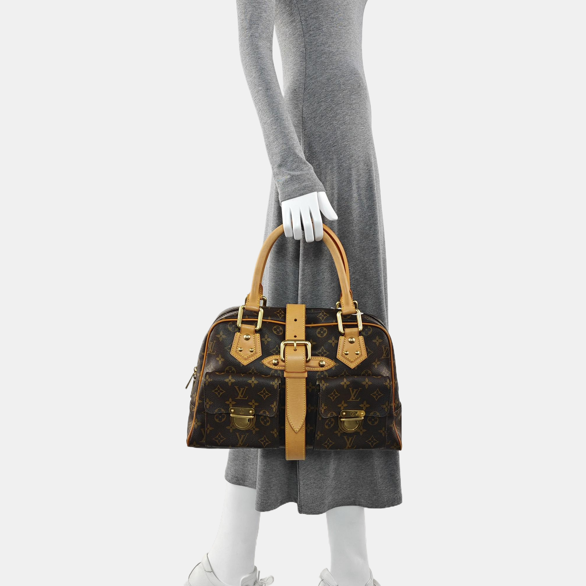MANHATTAN GM Monogram Coated Canvas Brown