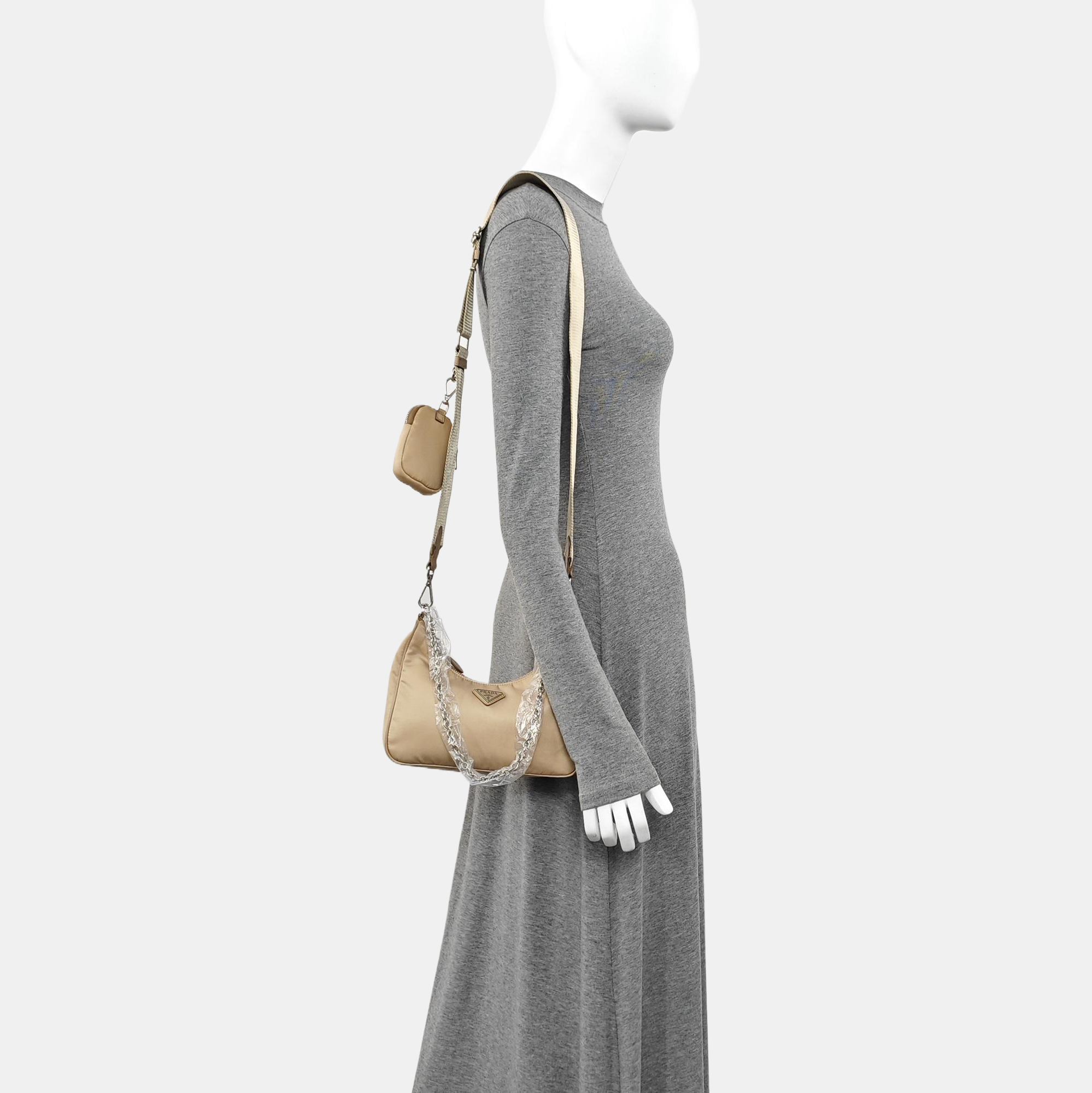 Re-Edition2005 Nylon Beige