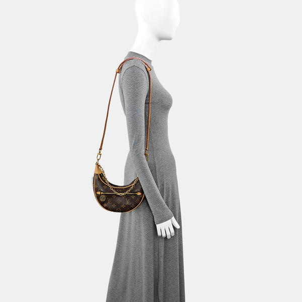 LOOP Monogram Coated Canvas Brown