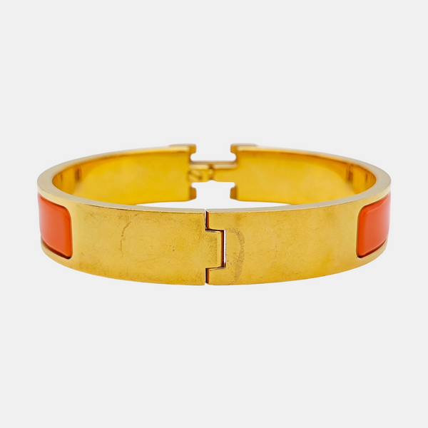Clic H Metal Gold Bangle