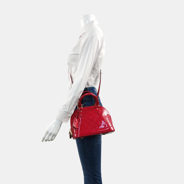 Authenticated pre-owned  ALMA BB Patent Leather Pink - Shoulder Bag at Looply