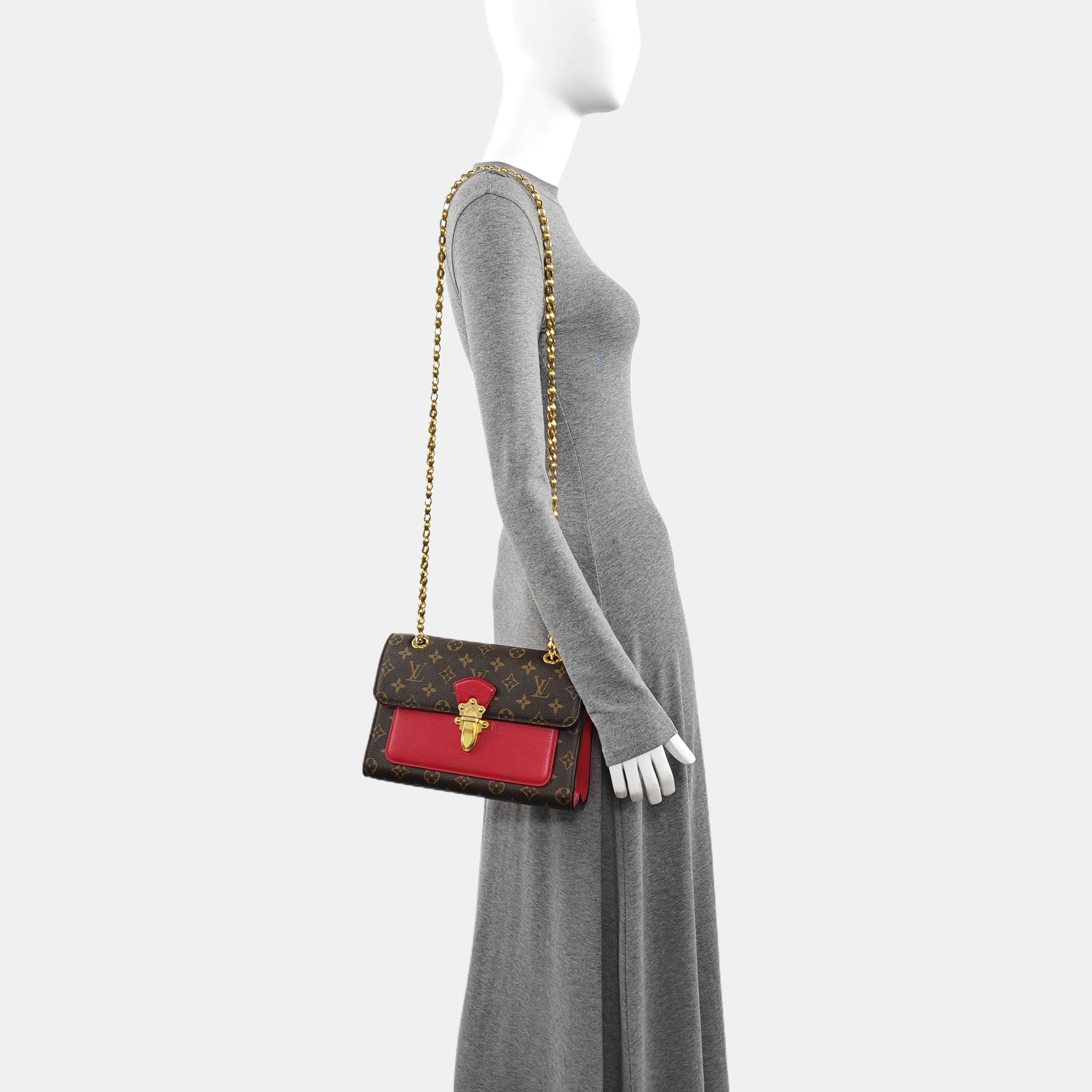 VICTOIRE Monogram Coated Canvas Brown