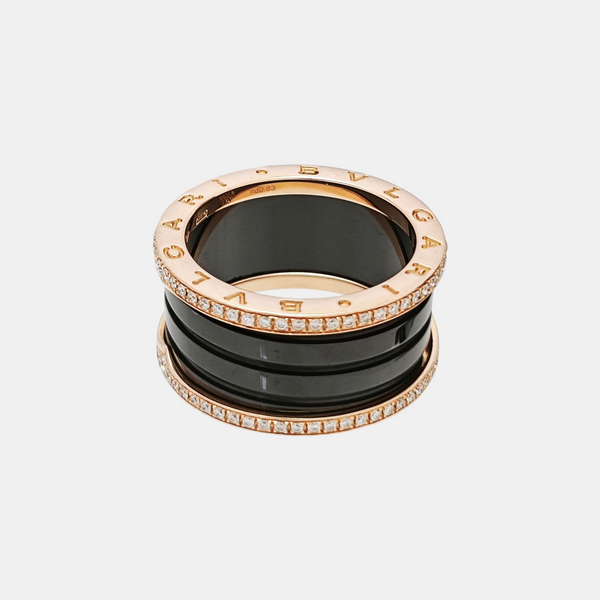B.ZERO1 18k Rose Gold Ring EU 60