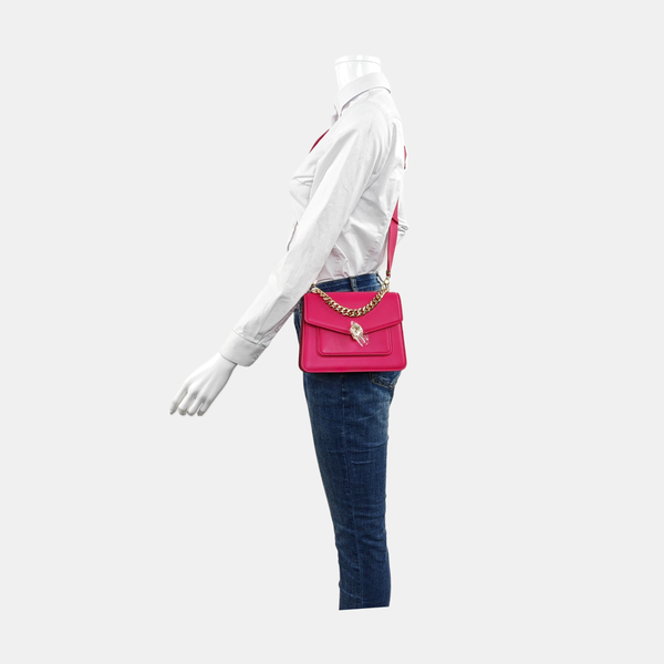SERPENTI FOREVER Small Calfskin Pink