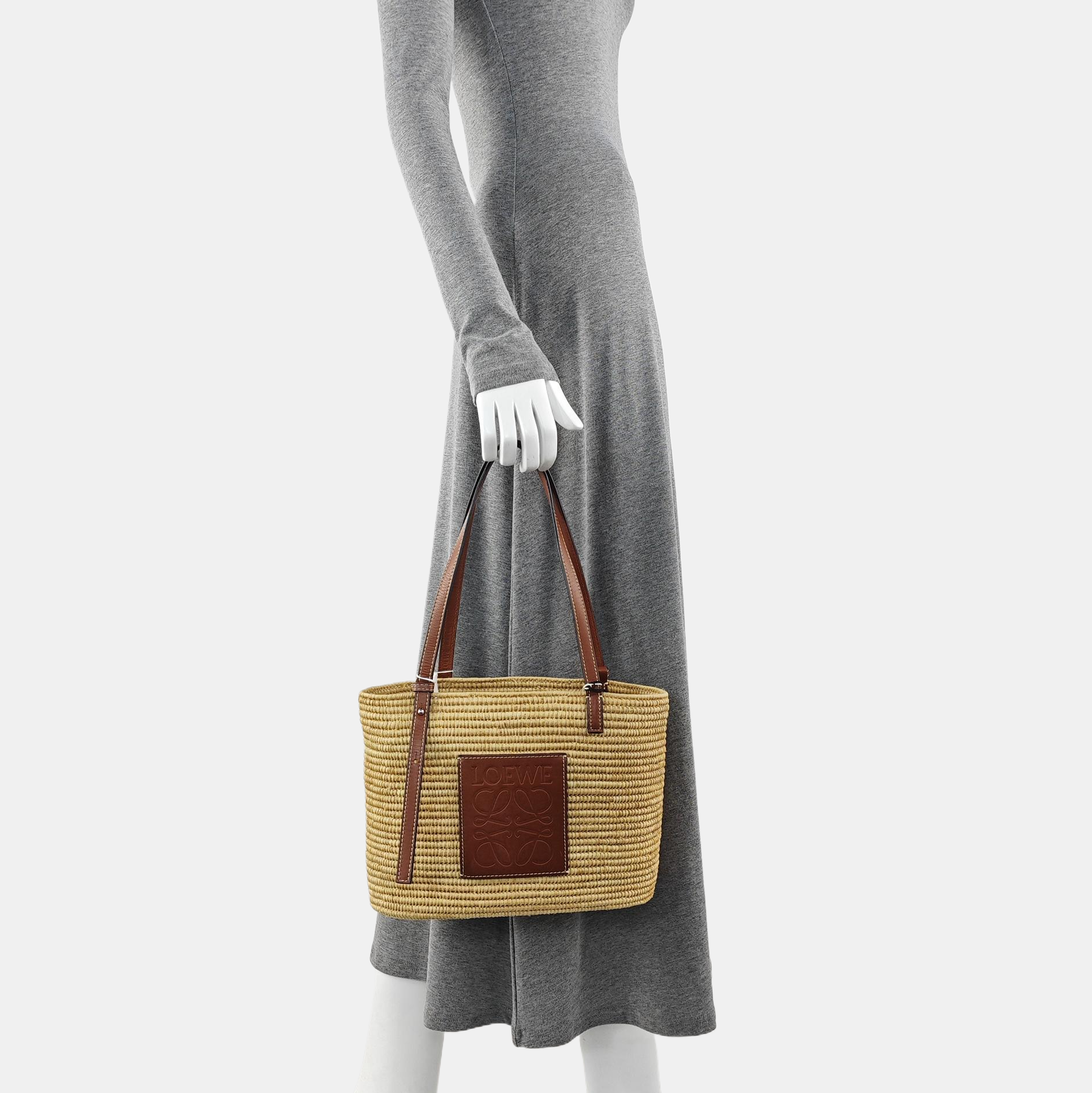 Basket Small Straw Beige