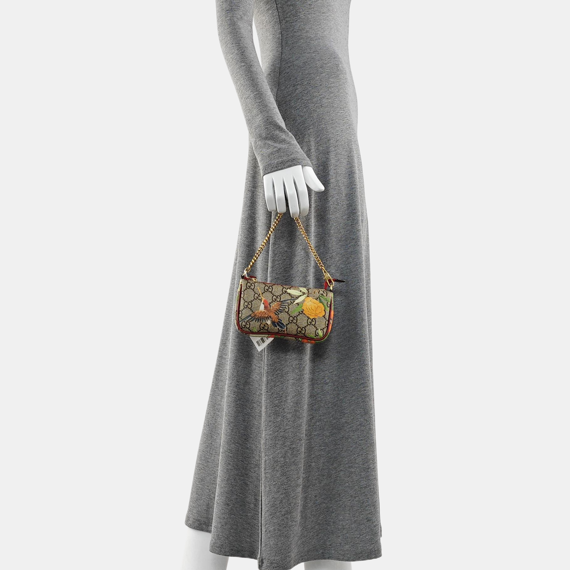 Monogram Coated Canvas Top Handle Bag Beige