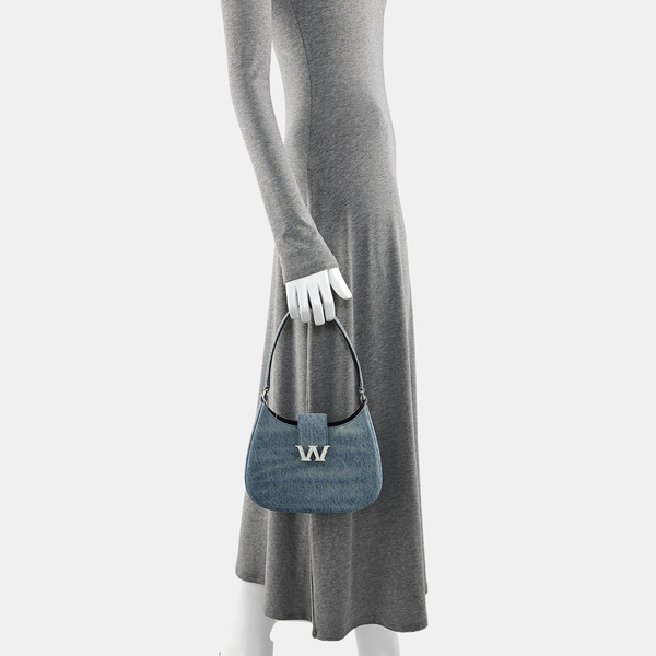 Denim Shoulder Bag Blue